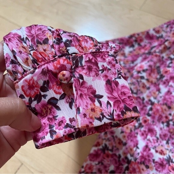 HEARTLOOM Keely Off The Shoulder Blouse in Blossom Pink XS NWT - Picture 11 of 16